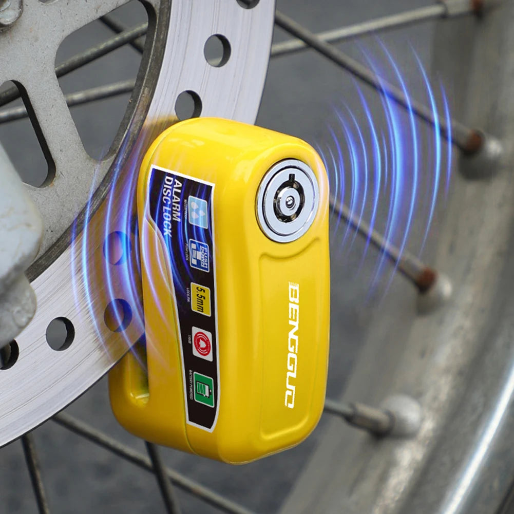 Sicherheitsschloss mit Alarmfunktion für Motorrad, Fahrrad und E-Scooter