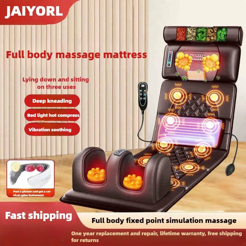 Elektrische Massagematte Mit Vibration und Wärmefunktion