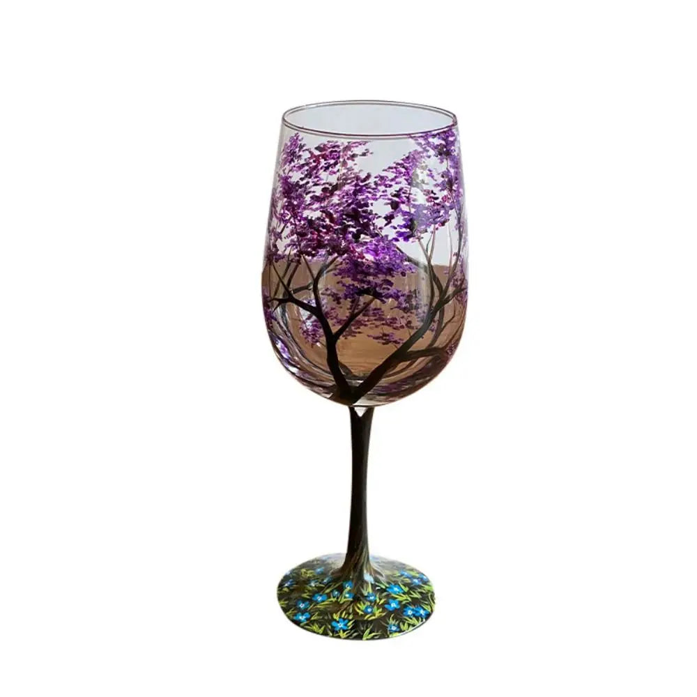 Elegantes Four Seasons Tree Wein Glas – Das perfekte Glas für das ganze Jahr