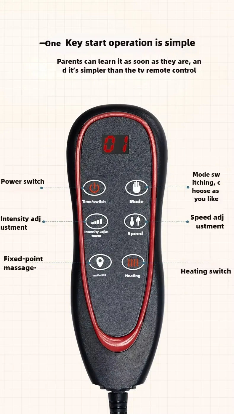 Elektrische Massagematte Mit Vibration und Wärmefunktion