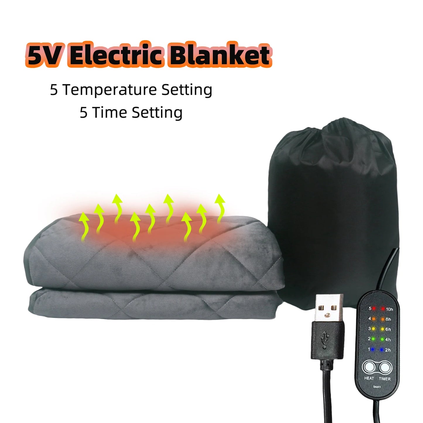 Camping Heizmatte für Schlafsäcke mit USB Stromversorgung