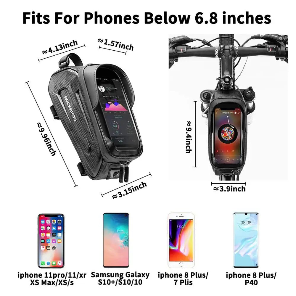 ROCKBROS Fahrradtasche, Kompakt, vielseitig und sicher