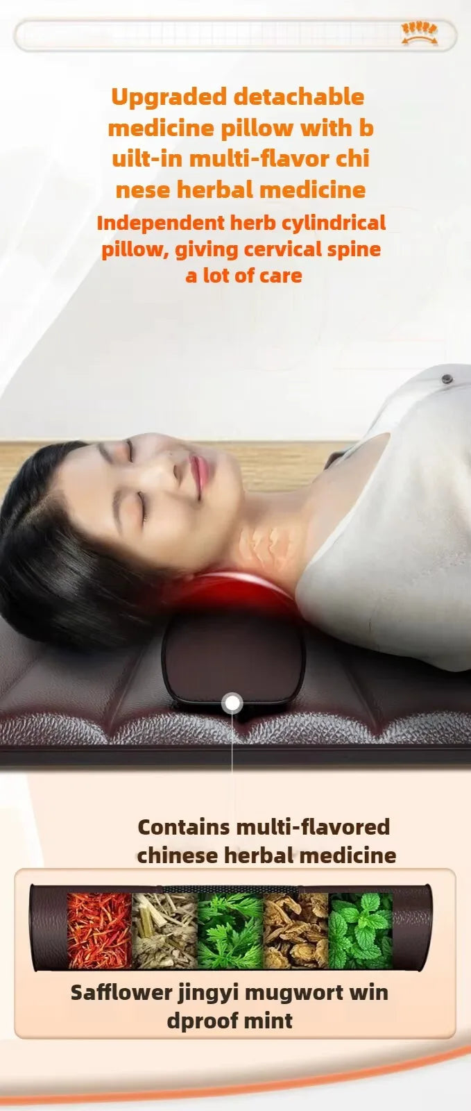 Elektrische Massagematte Mit Vibration und Wärmefunktion
