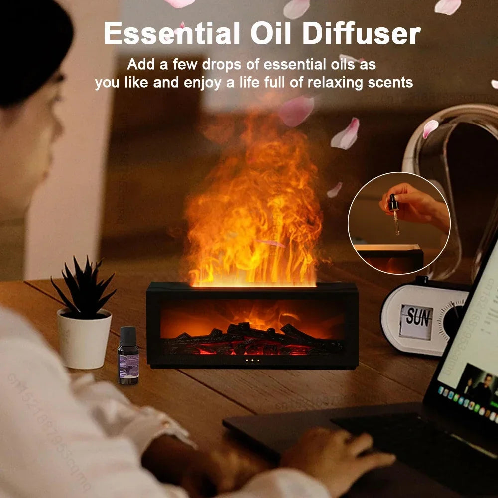 Zoeydam Aromatherapie-Flammen-Diffusor