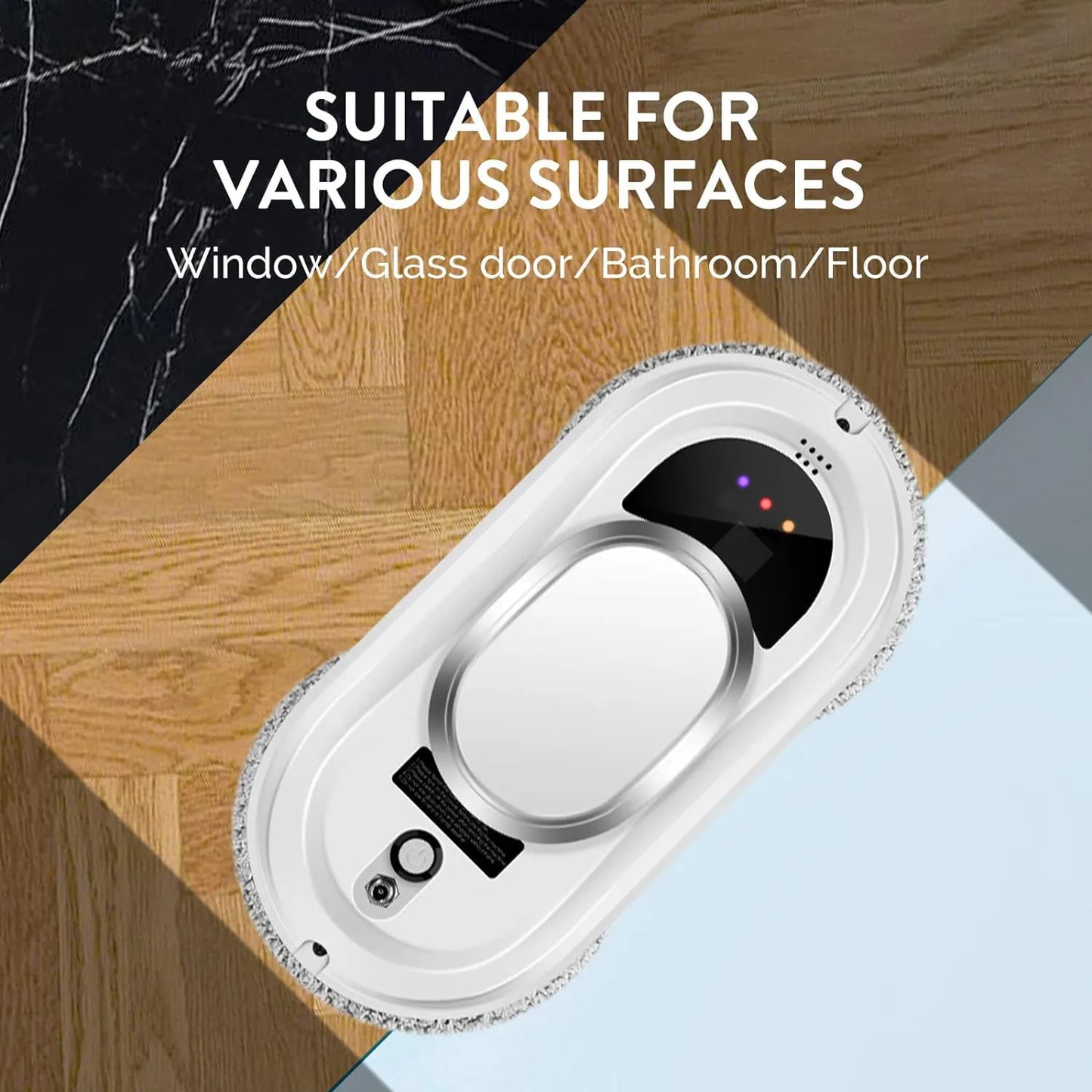 Intelligenter Fenster wisch Roboter mit vielen Features