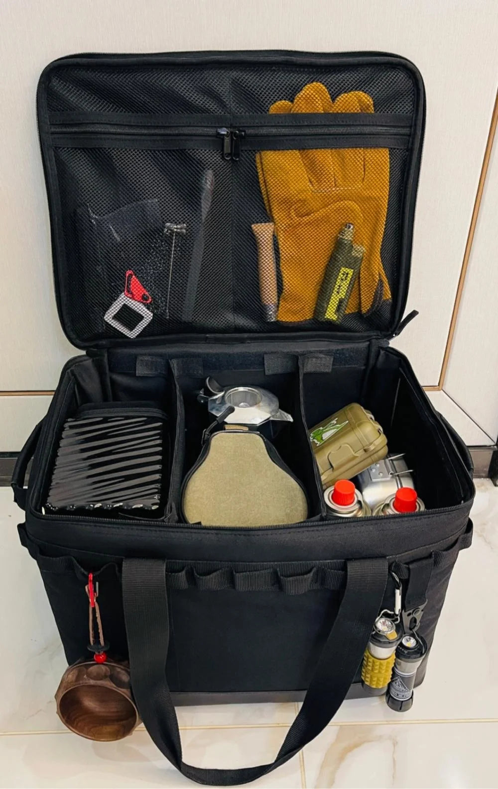 Outdoor Camping Tasche mit viel Stauraum