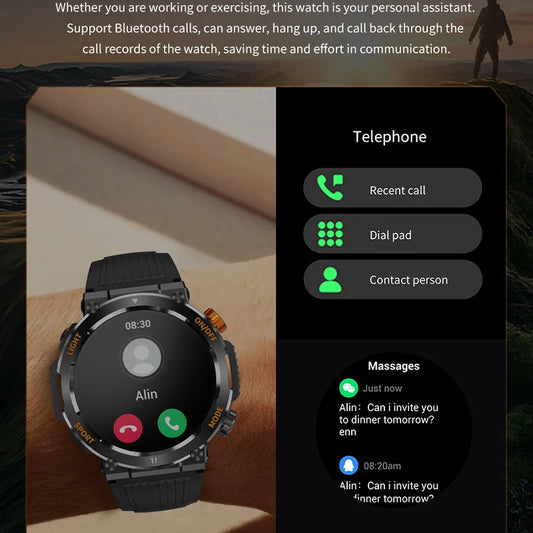 GEJIAN HT17 Smartwatch für Herren