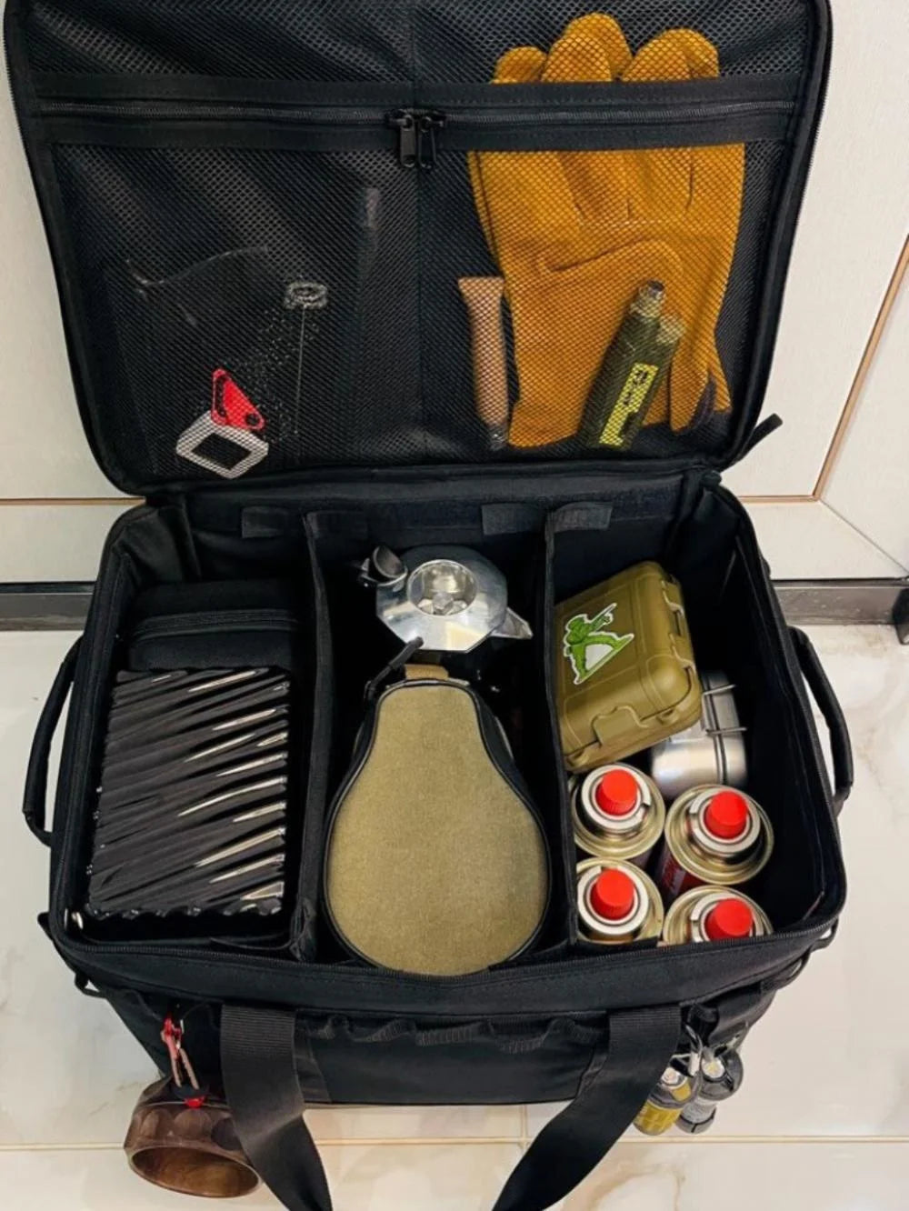 Outdoor Camping Tasche mit viel Stauraum