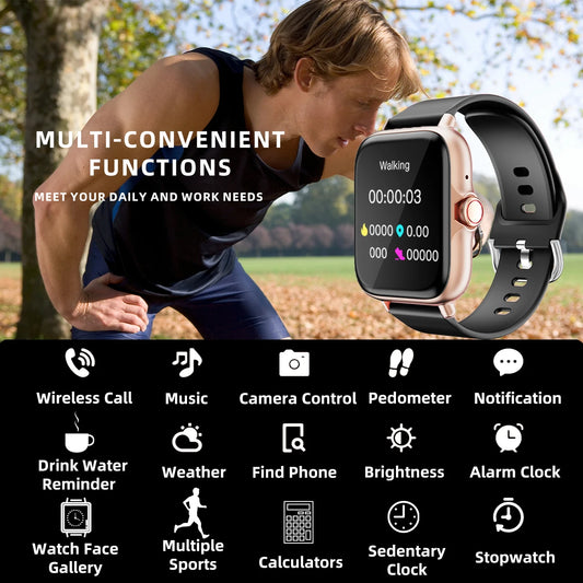 SmartWatch Desertcat, 1,83 Zoll, viele Funktionen