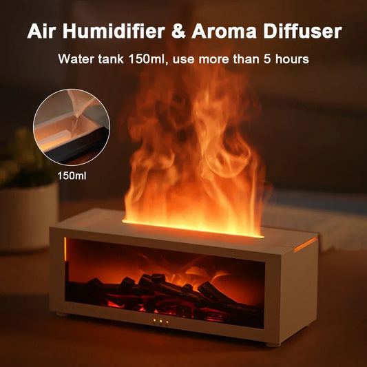 Zoeydam Aromatherapie-Flammen-Diffusor